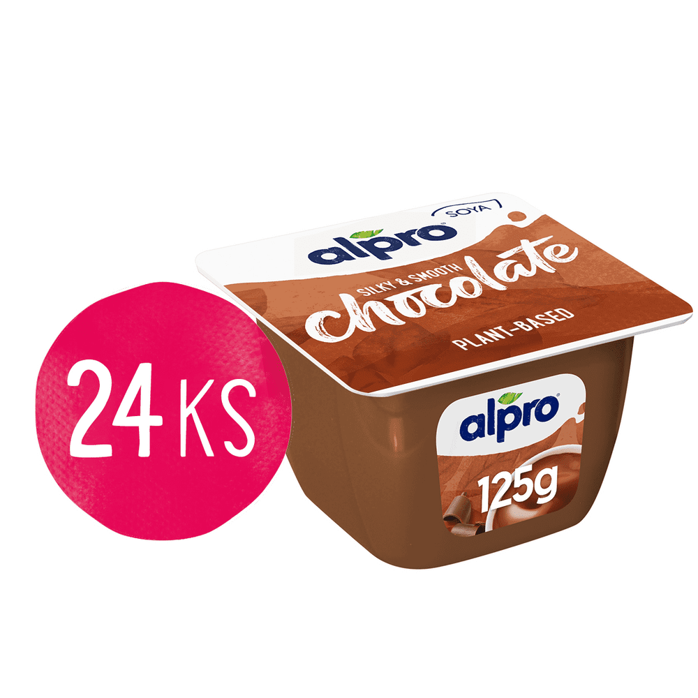 Alpro Sójový dezert s čokoládovou príchuťou 125 g 24 ks